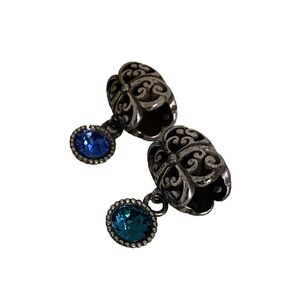 BRIGHTON Bijou Charm Sapphire September Birthstone Two Beads